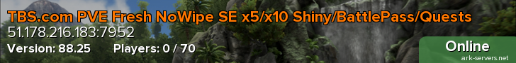 TBS.com PVE Fresh NoWipe SE x5/x10 Shiny/BattlePass/Quests