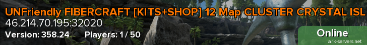 UNFriendly FIBERCRAFT [KITS+SHOP] 12 Map CLUSTER CRYSTAL ISL