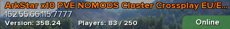 ArkStar x10 PVE NOMODS Cluster Crossplay EU/EN/RU