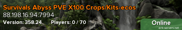 Survivals Abyss PVE X100 Crops/Kits-ecos
