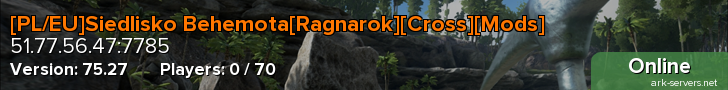 [PL/EU]Siedlisko Behemota[Ragnarok][Cross][Mods]