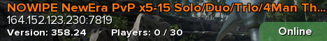 NOWIPE NewEra PvP x5-15 Solo/Duo/Trio/4Man TheCenter