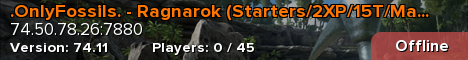 .OnlyFossils. - Ragnarok (Starters/2XP/15T/MaxWild 250)