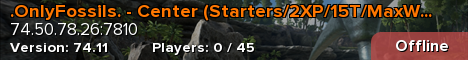 .OnlyFossils. - Center (Starters/2XP/15T/MaxWild 250)