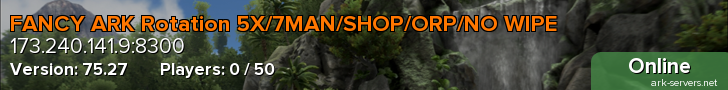 FANCY ARK Rotation 5X/7MAN/SHOP/ORP/NO WIPE