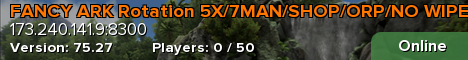 FANCY ARK Rotation 5X/7MAN/SHOP/ORP/NO WIPE