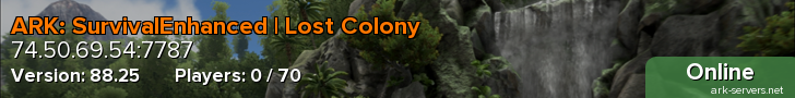 ARK: SurvivalEnhanced | Lost Colony