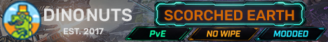 [UK] Dino Nuts | Scorched Earth PvE | ASA