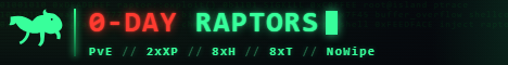 0-Day Raptors / PvE / 2xXP / 8xH / 8xT / NoWipe
